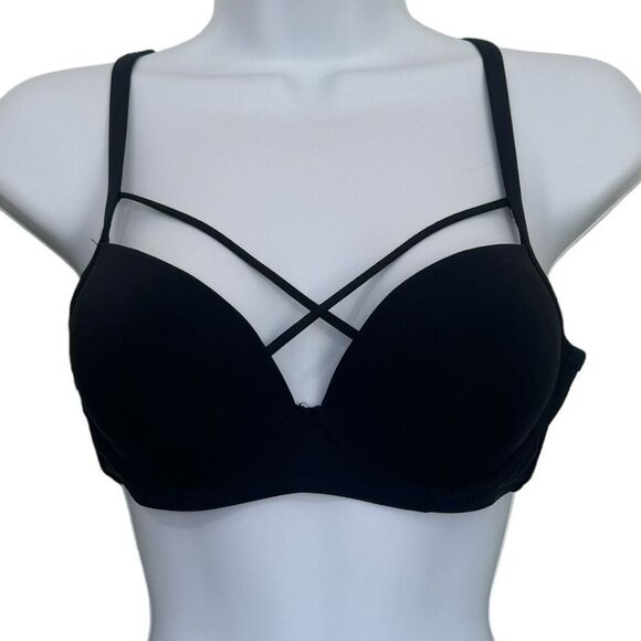 Shein Black Push-up Bra Women’s Size Large - Picture 1 of 4
